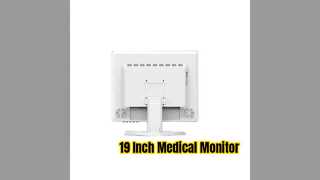 Monitor médico de 19 pulgadas 1280x1024p soporte de pared blanco
