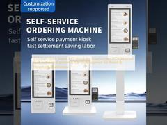 Monitor TPV con pantalla táctil Windows AIO de 21.5 pulgadas con soporte de suelo, impresora térmica y escáner de código de barras integrados para negocios minoristas y de hostelería