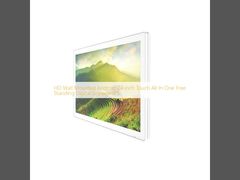 HD Pared Android 24 pulgadas Toque todo en uno IPS de señalización digital de pie libre
