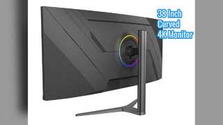 Monitor de juegos 4K curvo de 38 pulgadas y 144 Hz