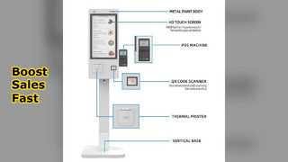 La máquina POS de 21,5 pulgadas aumenta la eficiencia del comercio minorista