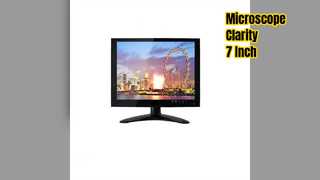 Pantalla de microscopio BNC con monitor LED de 7 pulgadas