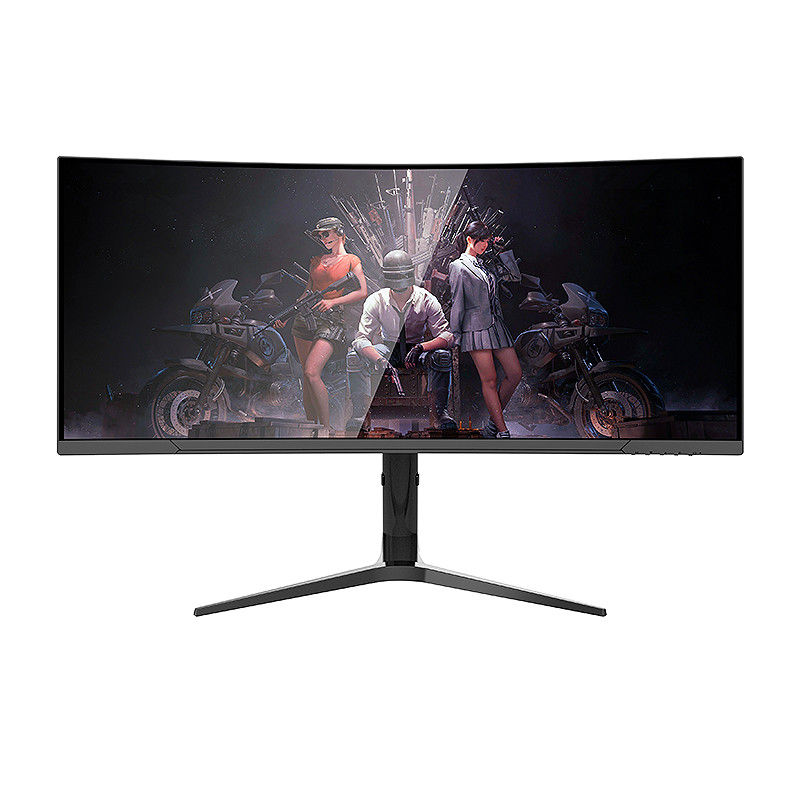 Monitor Spanish 3440 X 1440 34 pulgadas de juegos LED monitores pantalla curva 4K 165hz ...