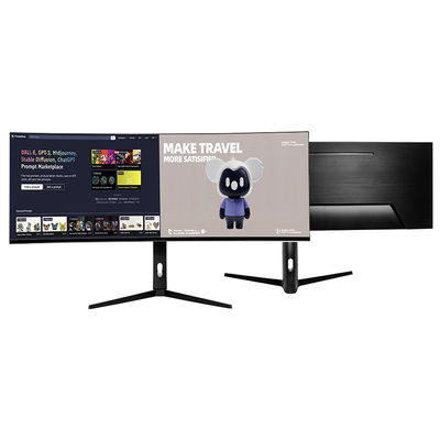 Venta al por mayor OEM Super ancho Curved Monitor Panel IPS 49 pulgadas 5k 5120 * 1440 75Hz Monitoreo de oficina de juegos de PC Monitoreo curvo