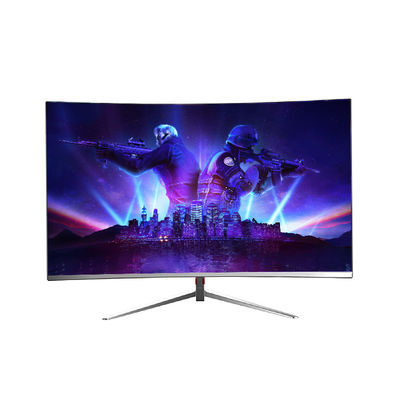 Monitoreo de juegos curvado de 27 pulgadas 100Hz 144Hz LED Monitoreo de pantalla de ordenador blanco