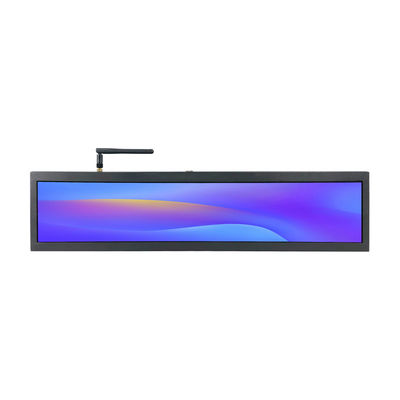 Venta caliente Precio de fábrica de 19 pulgadas Tamaño pequeño Ultra ancha barra extendida Pantalla de pantalla de LCD señalización digital