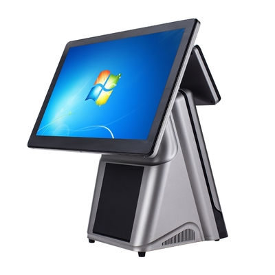 TPV de caja registradora de 15,6 pulgadas i5 8+256GB, Windows10, monitor TPV con pantalla táctil capacitiva, impresora térmica integrada para restaurante