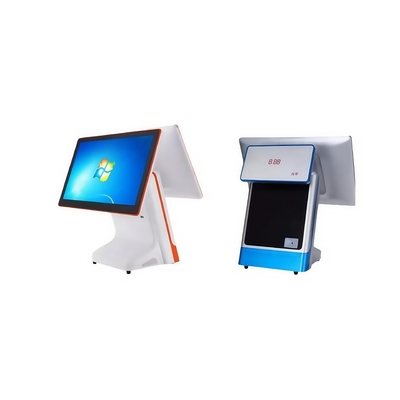 15.6 pulgadas de pantalla táctil Sistema POS de venta al por menor Todo en una caja registradora POS con CPU Windows / Android y alto brillo 300cdm2